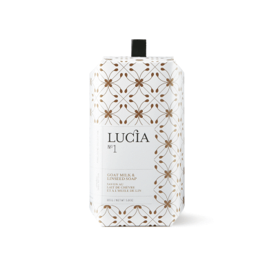 Lucia N°1 Savon au lait de chèvre et à l’huile de lin (165g)