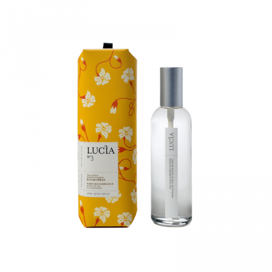 Lucia  N°3 Parfum d’ambiance Feuille de thé et fleur de miel  (100ml)