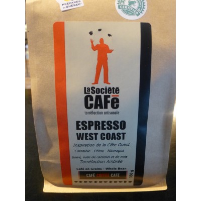 Café- Espresso West Coast (Torréfaction ambrée)