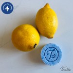 Savon à vaisselle Tinavie en barre VRAC - Sans emballage - Bleu Citron - Cake à vaisselle (99g)